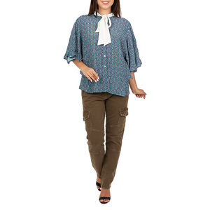 Elmas Phil Blouse Women size L Dark Blue